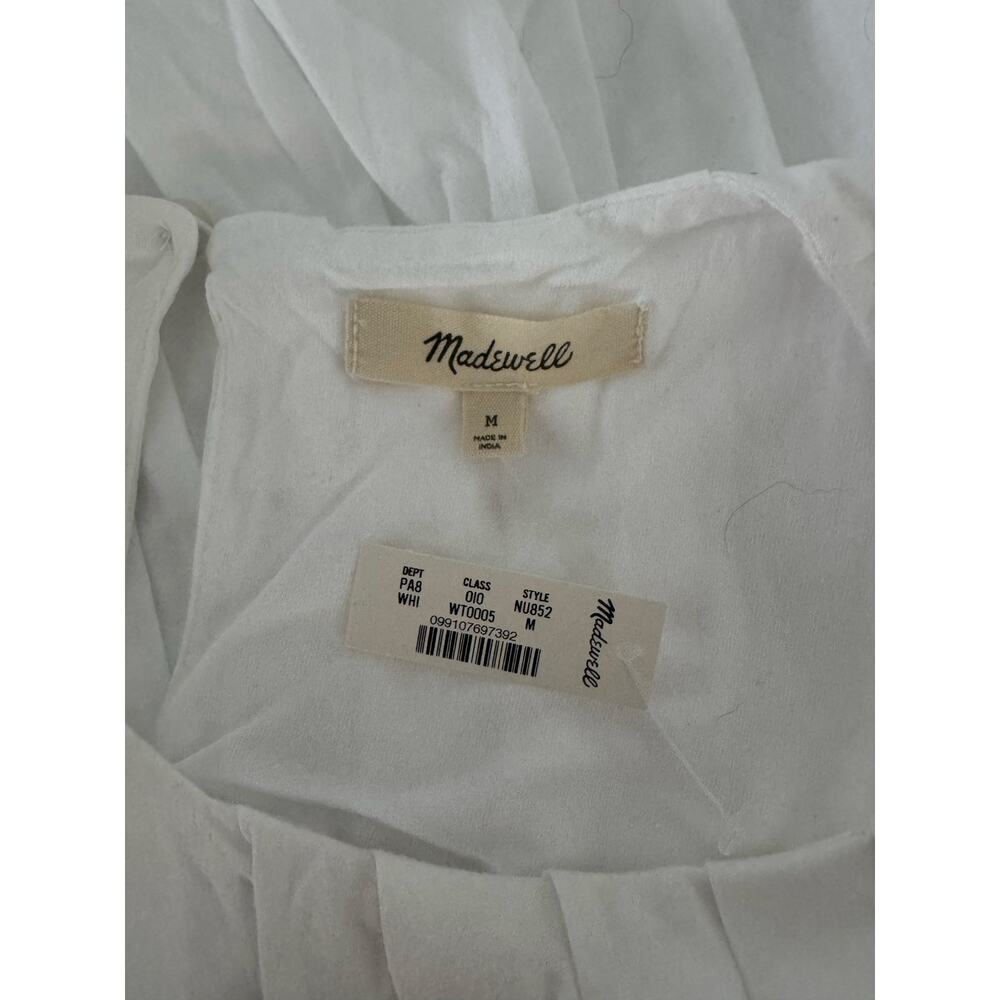 NWT Madewell Sleeveless Crewneck Bubble Top Size M - Picture 6 of 8